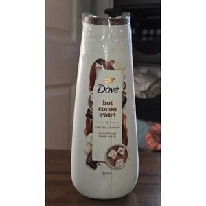 Dove Hot Cocoa Swirl Limited Edition Holiday Treats Body Wash 20 oz